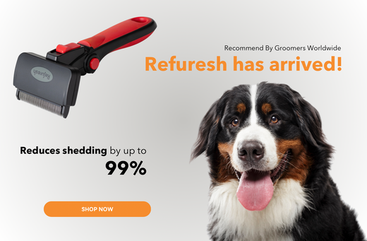 How To Use A Refuresh Brush on a Long Coated Dog or Cat - The Groomers Shop