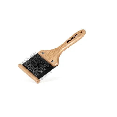 Artero - NATURES COLLECTION - Double Flexible Slicker Brush - Medium - The Groomers Shop