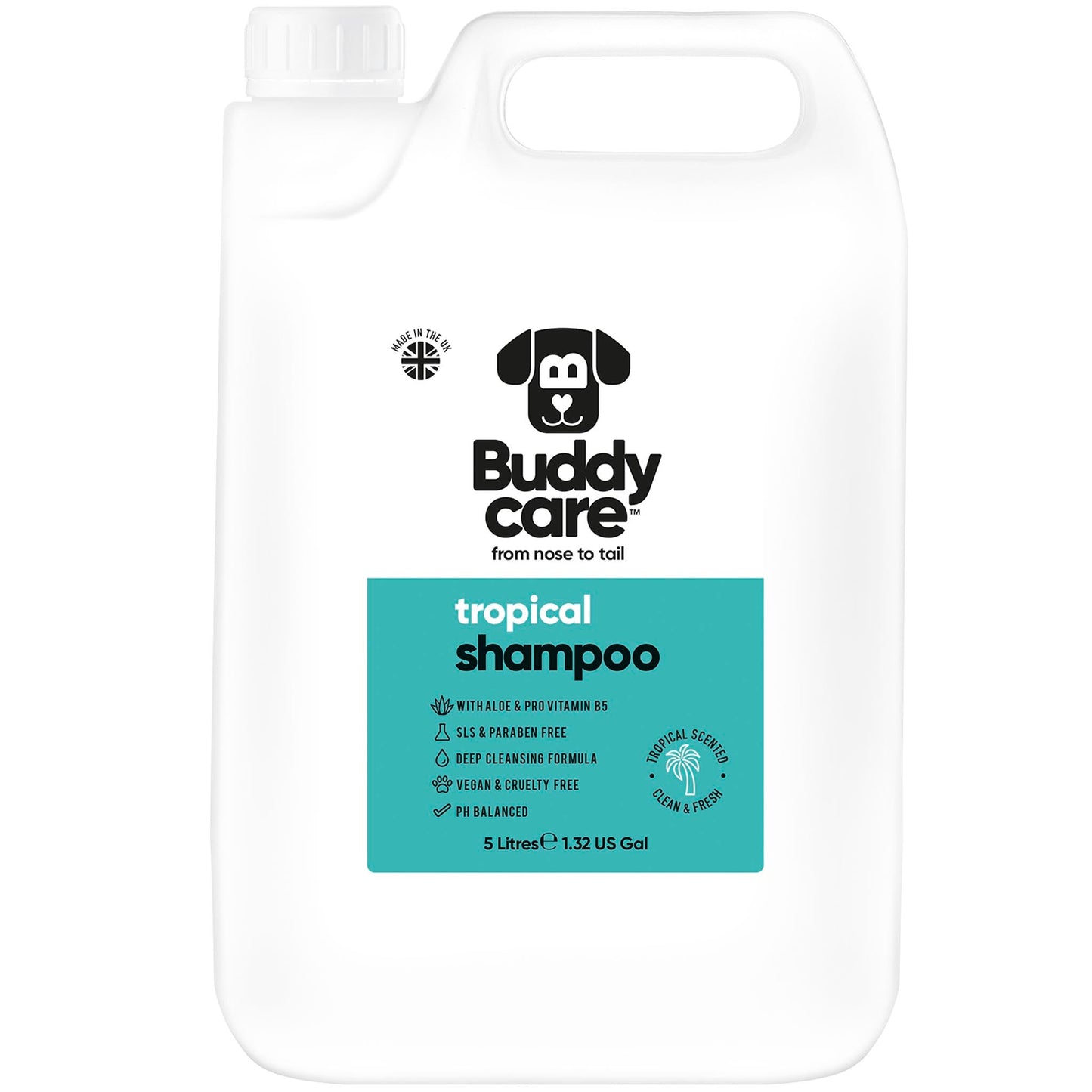 Tropical Dog Shampoo 5L professional dog grooming size