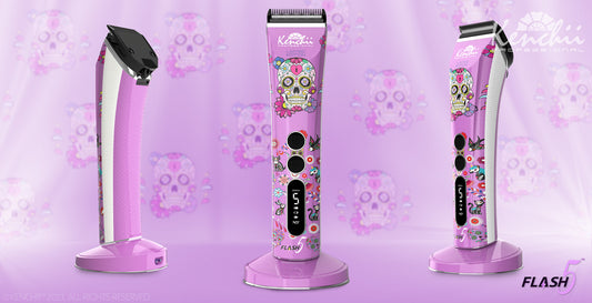 Kenchii Flash5™ | 5-in-1 Digital Cordless Clipper | Purple Edition - The Groomers Shop