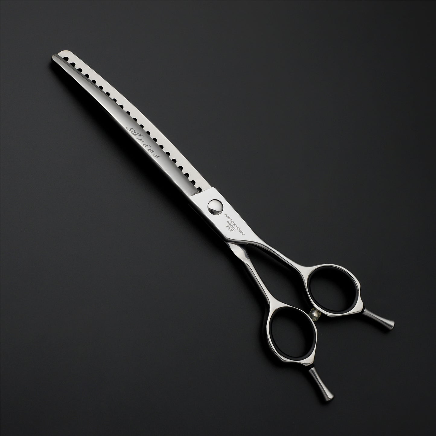 Groomtech Aries Shear 21 Tooth Curved Blender 7"