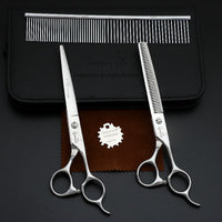Groomtech - Spring Pet Grooming Scissors Kit - Set of 2 with Comb - The Groomers Shop