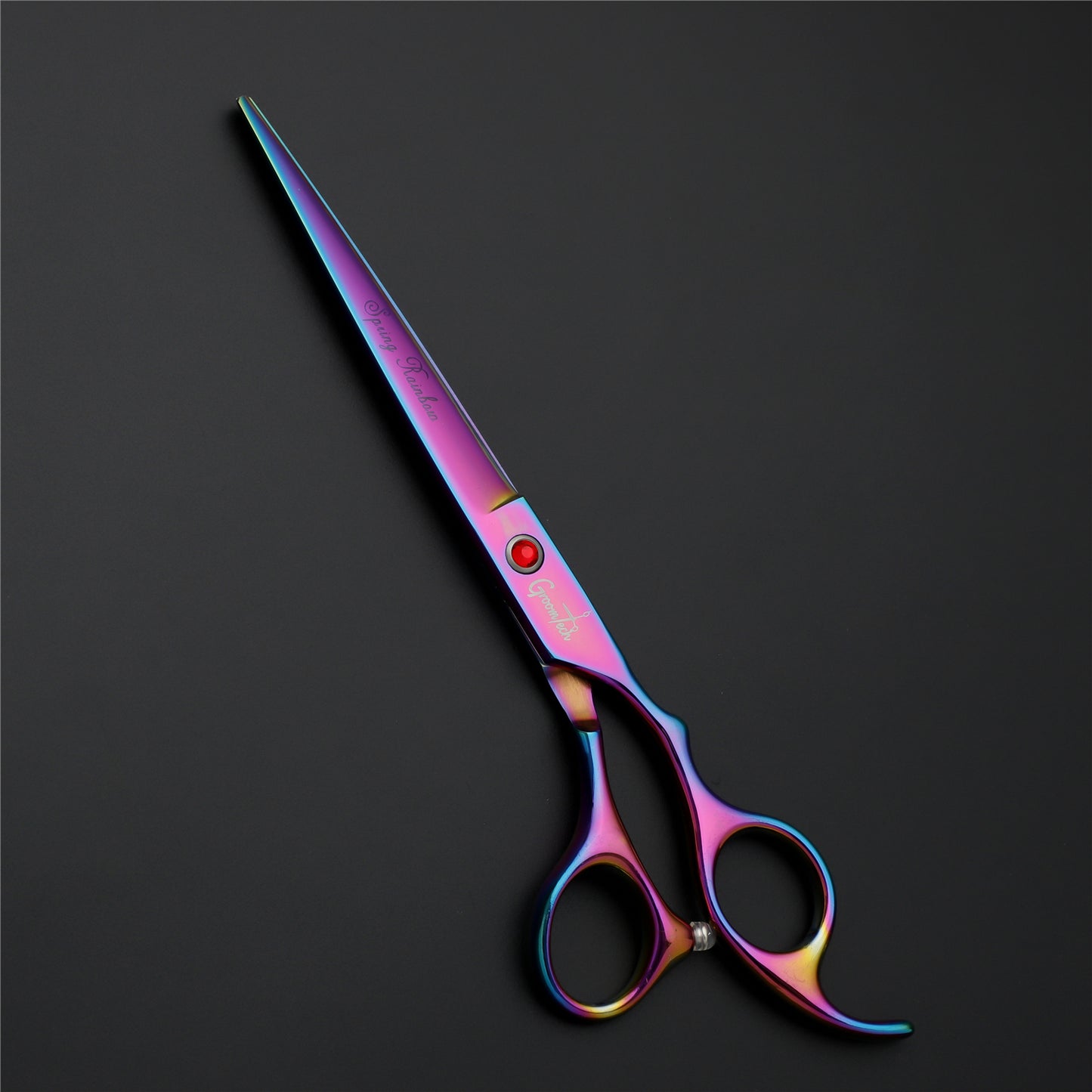 Groomtech - Spring Rainbow - Scissors Kit - Set of 4 with Comb - The Groomers Shop