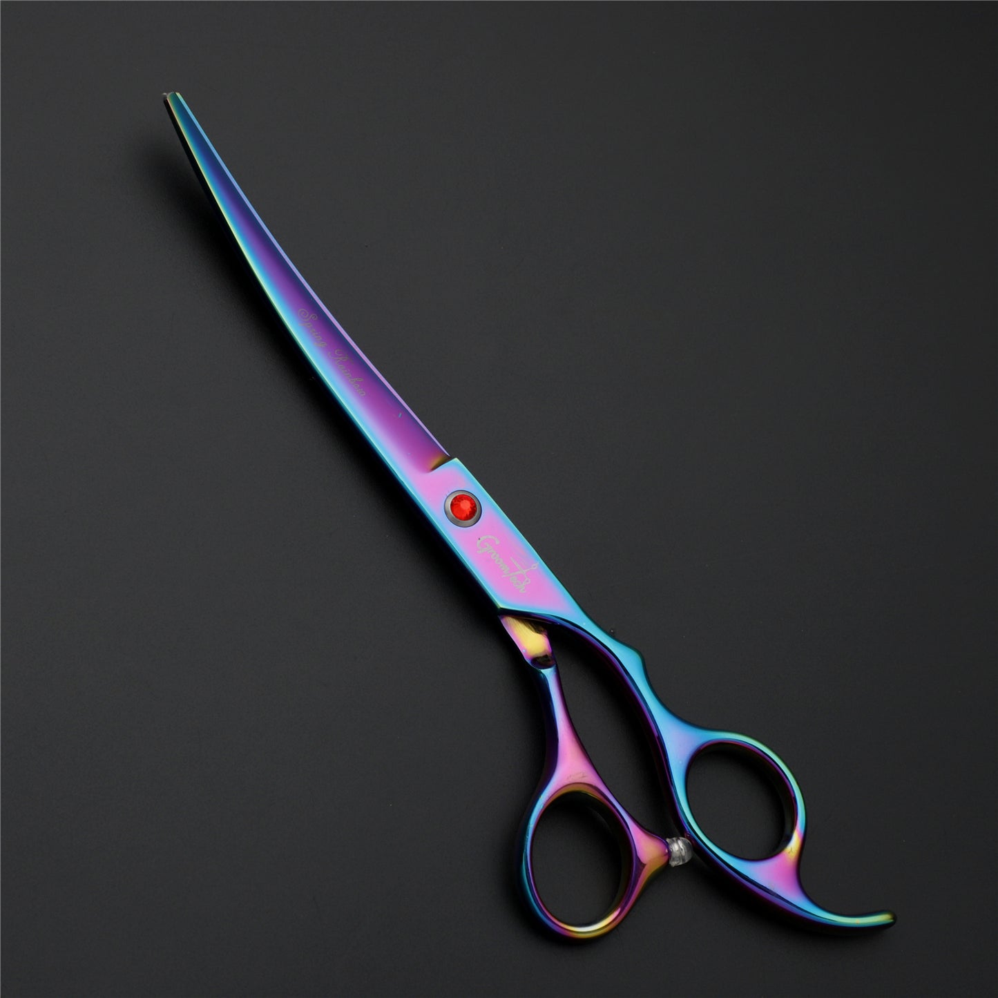 Groomtech - Spring Rainbow - Scissors Kit - Set of 4 with Comb - The Groomers Shop