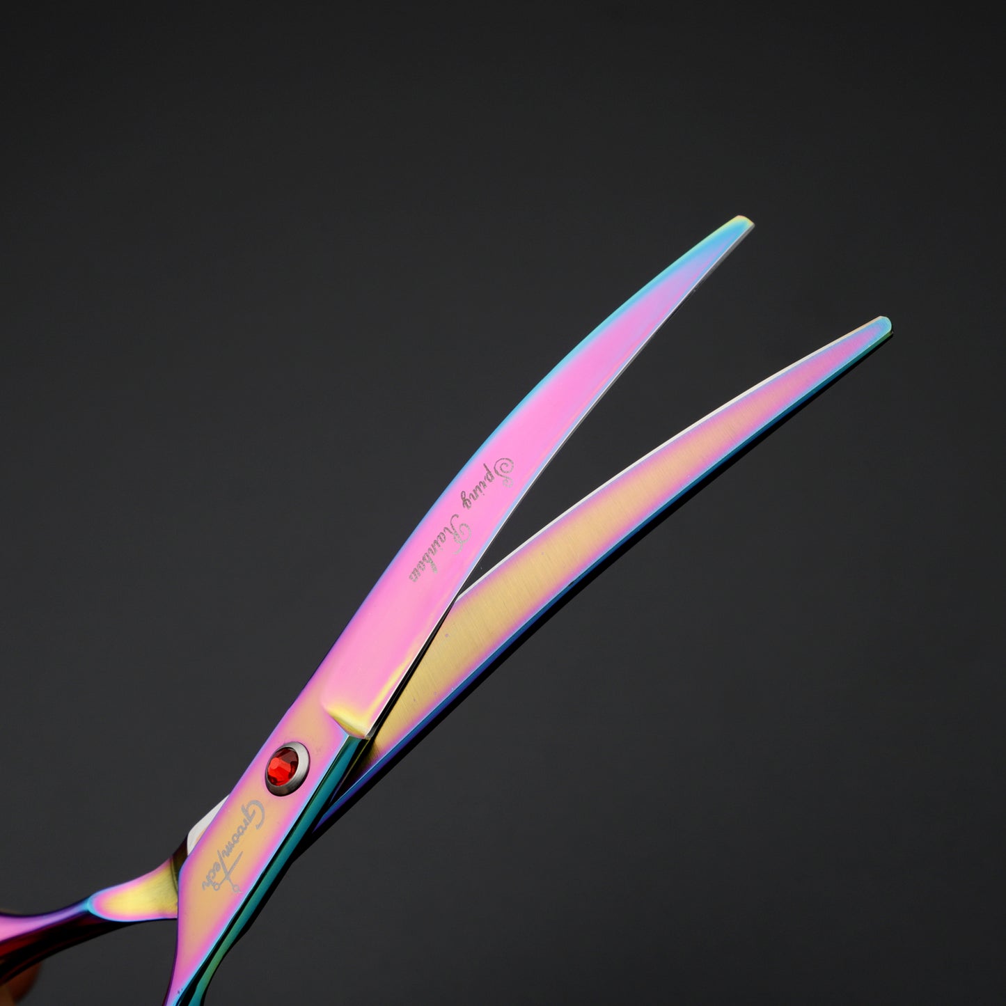 Groomtech - Spring Rainbow - Scissors Kit - Set of 4 with Comb - The Groomers Shop