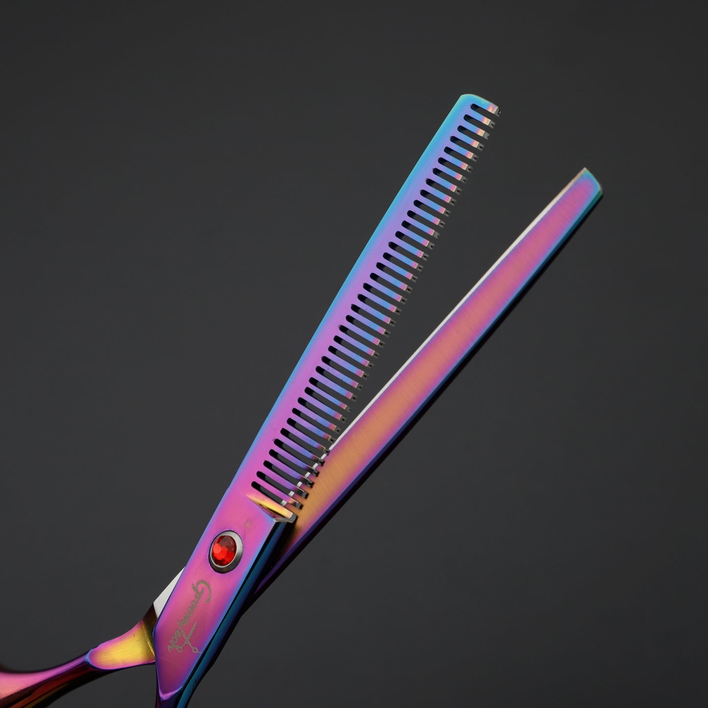 Groomtech - Spring Rainbow - Scissors Kit - Set of 4 with Comb - The Groomers Shop