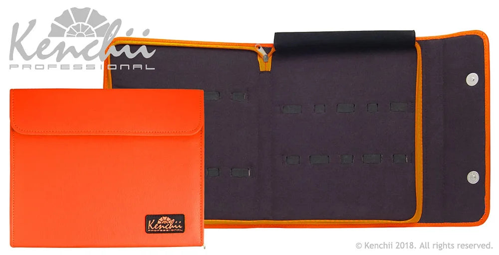 Kenchii Faux Leather 10 Scissor Case - The Groomers Shop