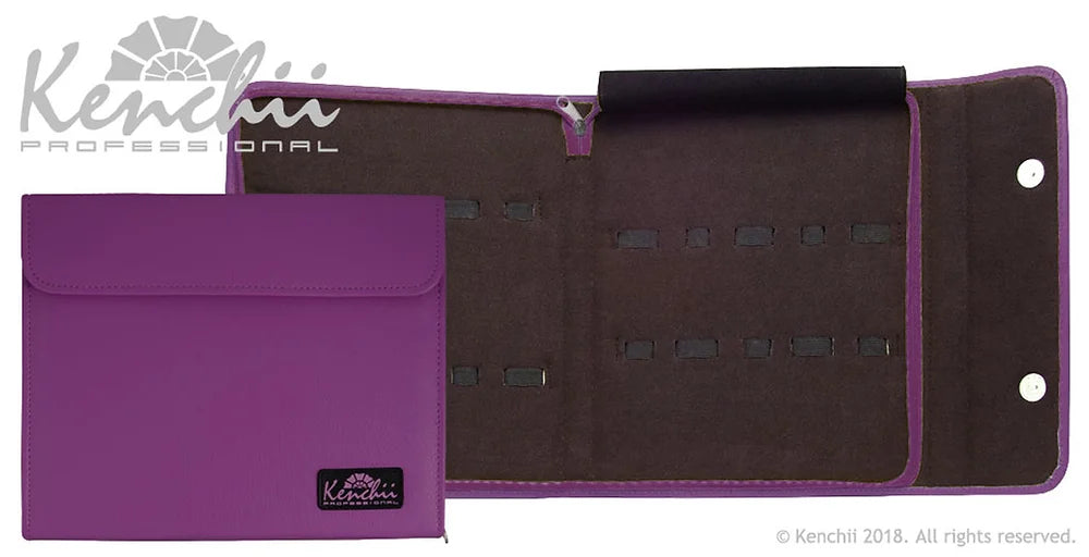 Kenchii Faux Leather 10 Scissor Case - The Groomers Shop