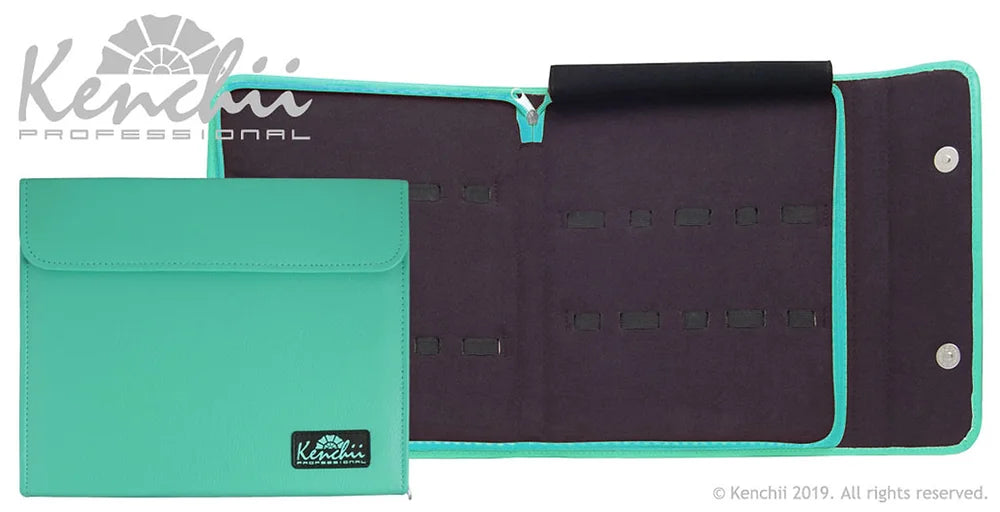 Kenchii Faux Leather 10 Scissor Case - The Groomers Shop