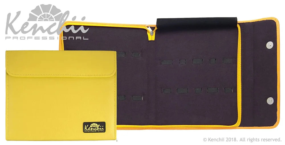 Kenchii Faux Leather 10 Scissor Case - The Groomers Shop