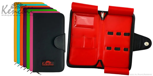 Kenchii Faux Leather 5 Scissor Case - The Groomers Shop
