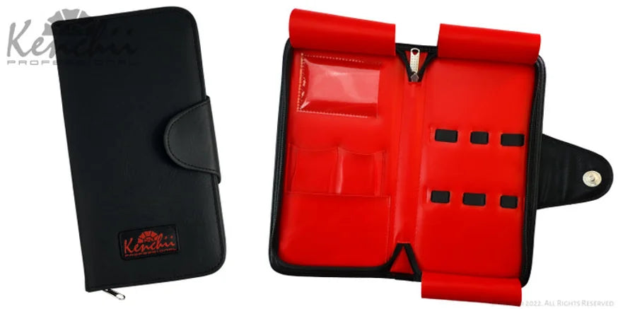 Kenchii Faux Leather 5 Scissor Case - The Groomers Shop