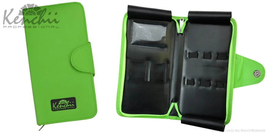 Kenchii Faux Leather 5 Scissor Case - The Groomers Shop