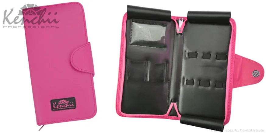 Kenchii Faux Leather 5 Scissor Case - The Groomers Shop