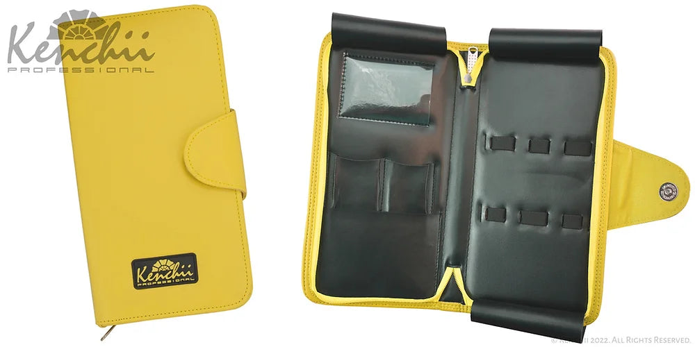 Kenchii Faux Leather 5 Scissor Case - The Groomers Shop