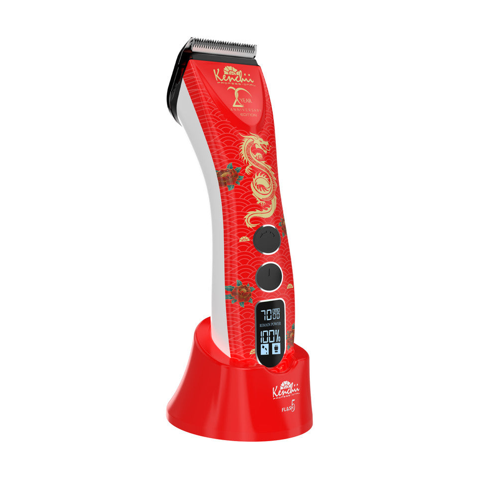 Kenchii Flash5™ | 5-in-1 Digital Cordless Clipper | 20th Anniversary Edition