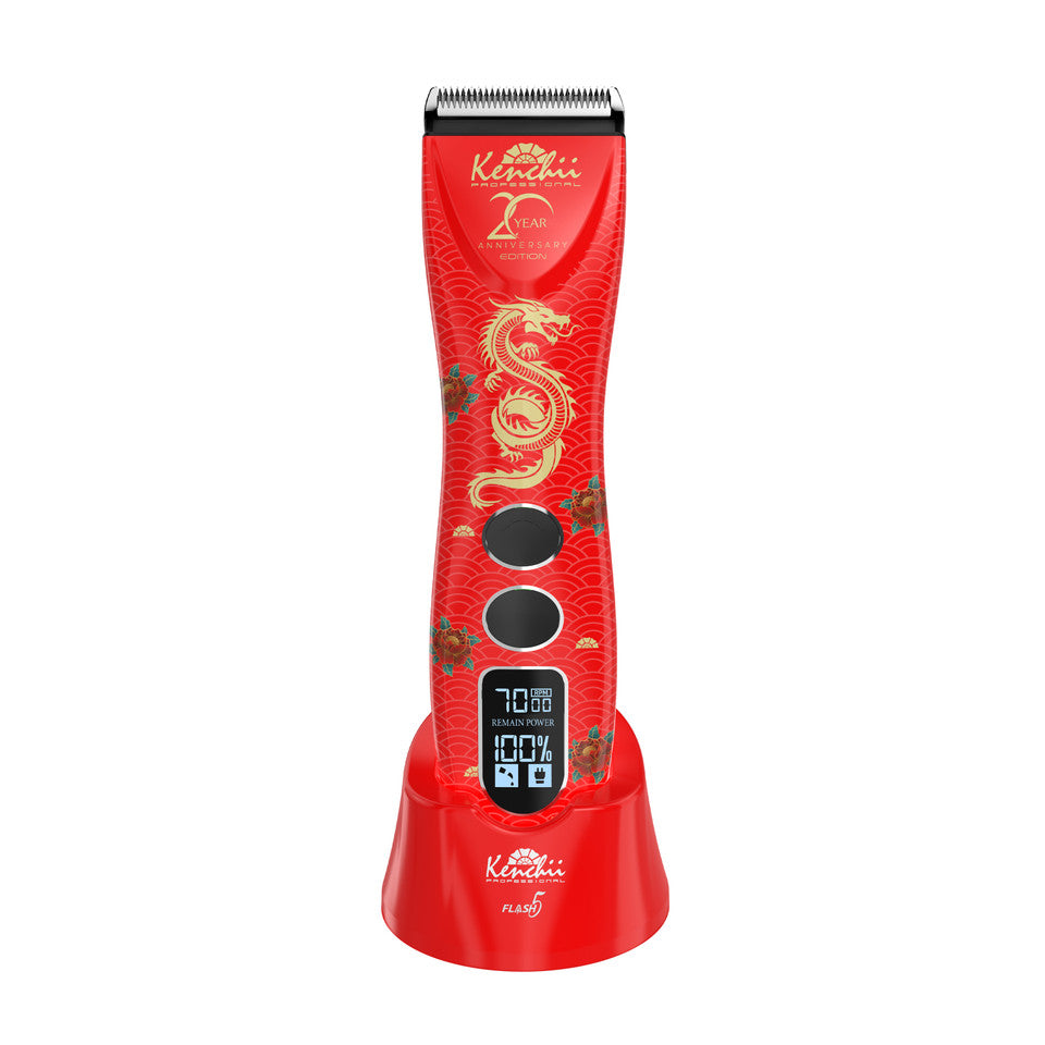 Kenchii Flash5™ | 5-in-1 Digital Cordless Clipper | 20th Anniversary Edition