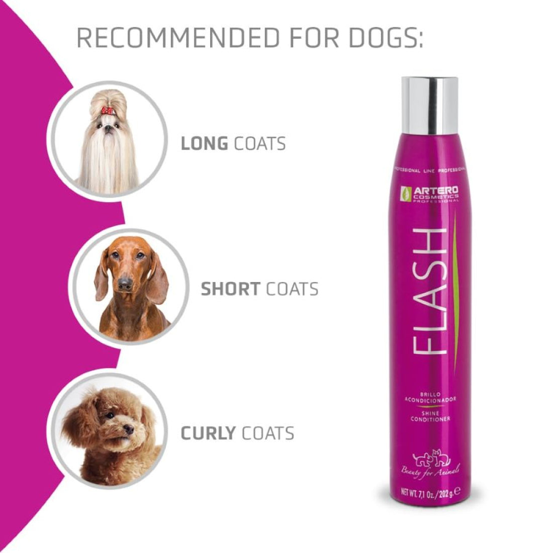 Artero Flash Nutritive Shine & Conditioning Spray - The Groomers Shop