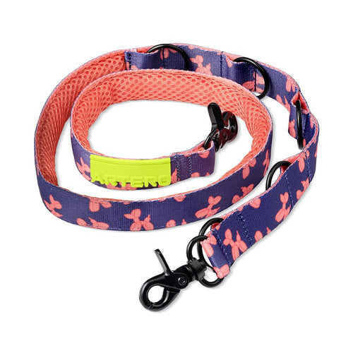 Padded Waist No Sit Grooming Strap 95cm - Poodle Print