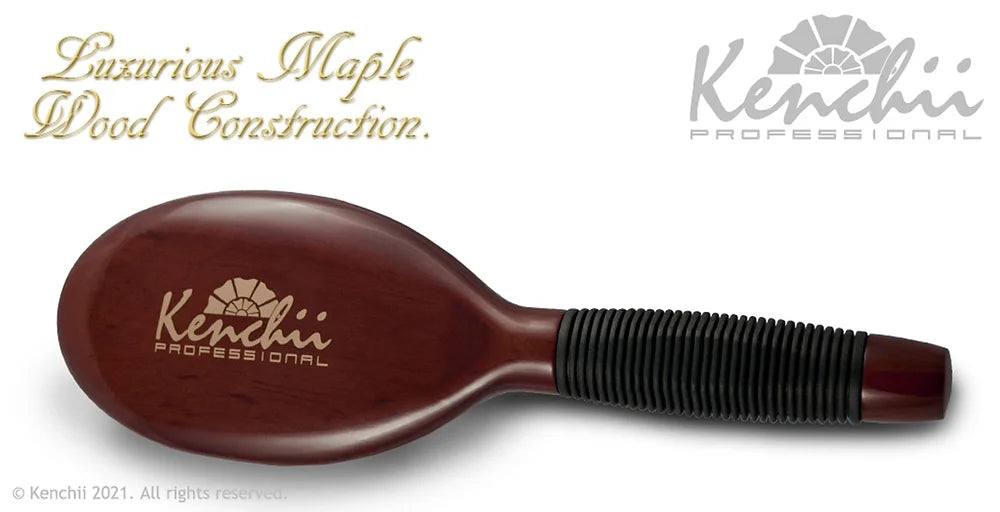 Kenchii Wooden Pin Brush with Maple Body - The Groomers Shop