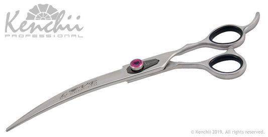 Kenchii Love™ | 8.0" Curved Scissors - The Groomers Shop