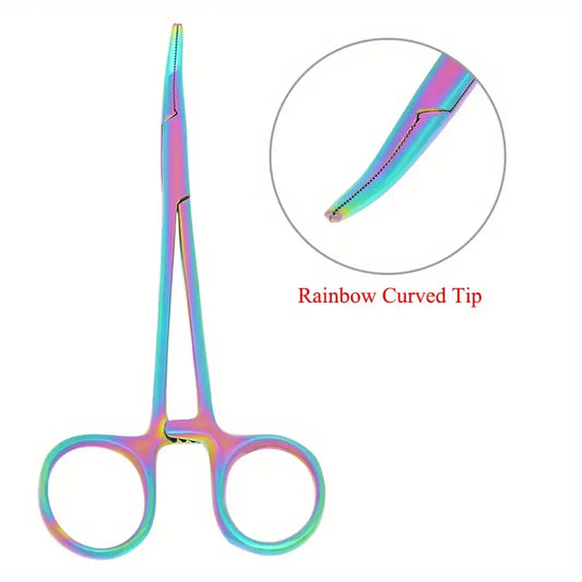 Stainless Steel Hemostatic Forceps – 12.5cm - Curved