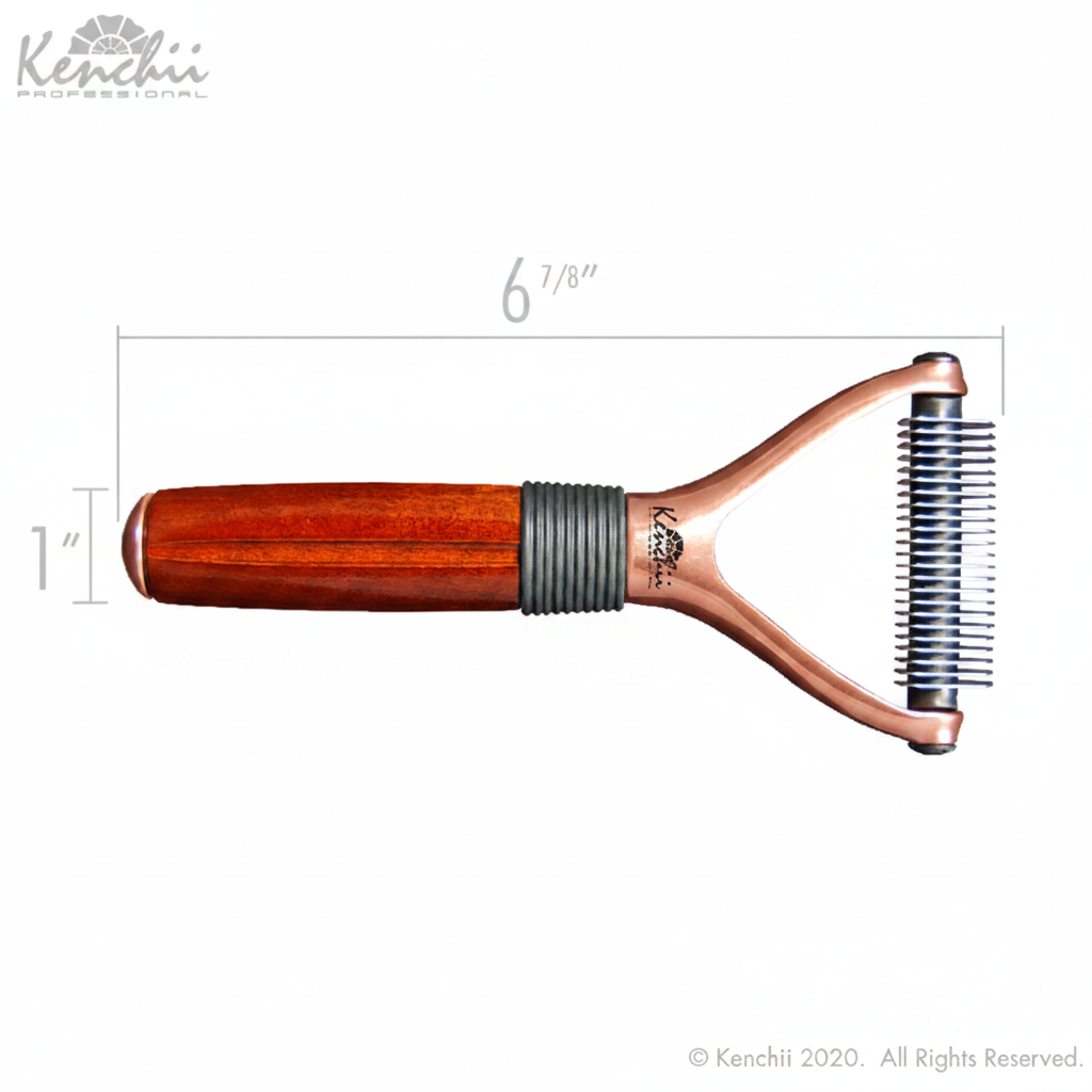 Kenchii™ Luxury 23-Teeth Pet Rake - The Groomers Shop