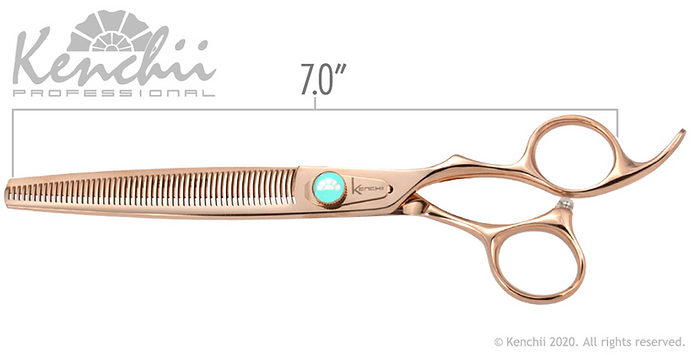 Kenchii Rosé™ | 54-tooth Thinner - 7.5" - The Groomers Shop