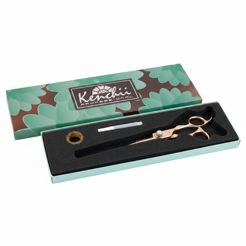 Kenchii Rosé™ | 7.0" Shears - The Groomers Shop