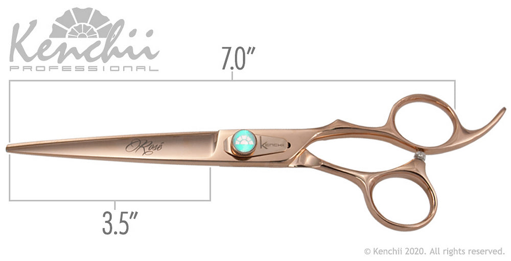 Kenchii Rosé™ | 7.0" Shears - The Groomers Shop