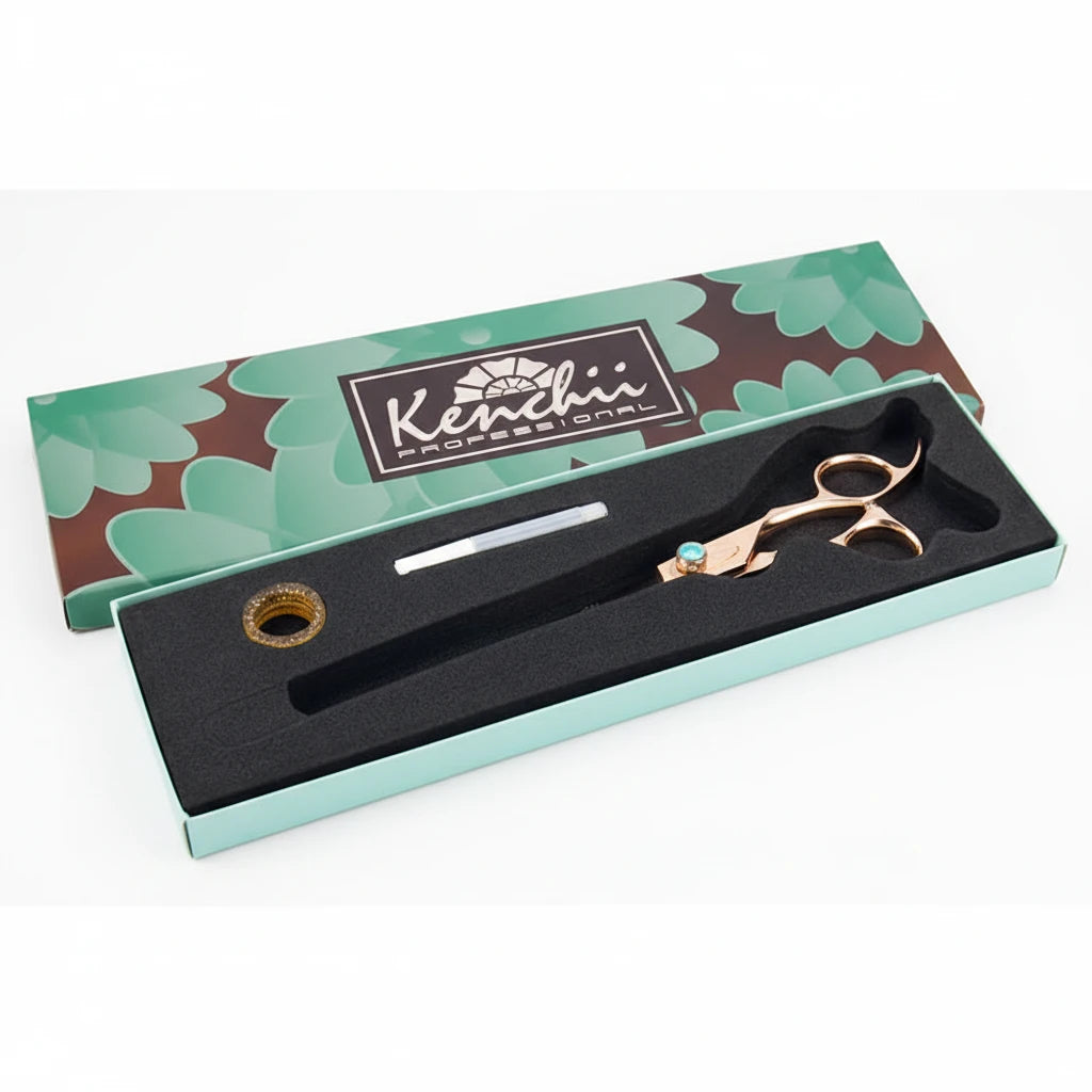 Kenchii Rosé™ | 7.0" Shears | Lefty - The Groomers Shop