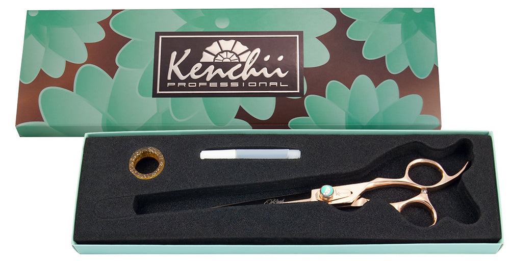 Kenchii Rosé™ | 8.0" Shears | Lefty - The Groomers Shop