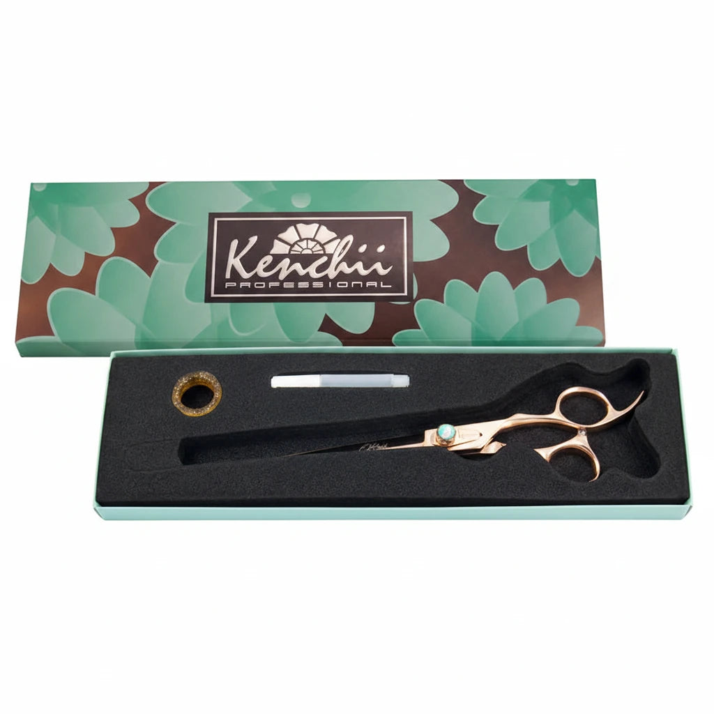 Kenchii Rosé™ | 8.0" Shears | Lefty - The Groomers Shop