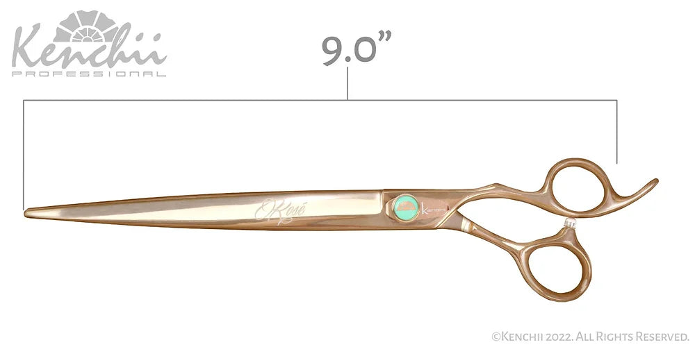 Kenchii Rosé™ | 9.0" Shears - The Groomers Shop