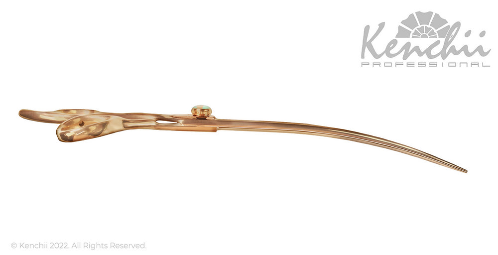 Kenchii Rosé™ | 9.0" Curved Shears | Lefty - The Groomers Shop