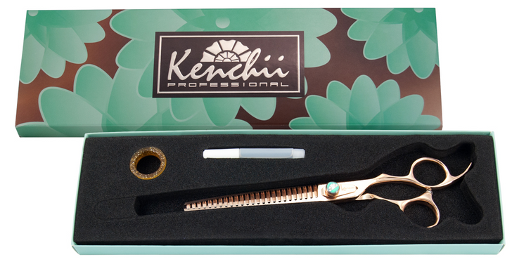 Kenchii Rosé™ | 25-tooth Blender - 8.0" - The Groomers Shop