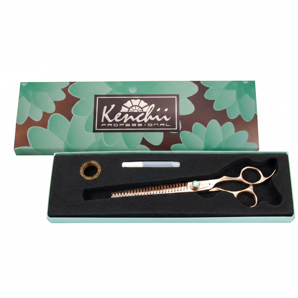 Kenchii Rosé™ | 25-tooth Blender - 8.0" - The Groomers Shop