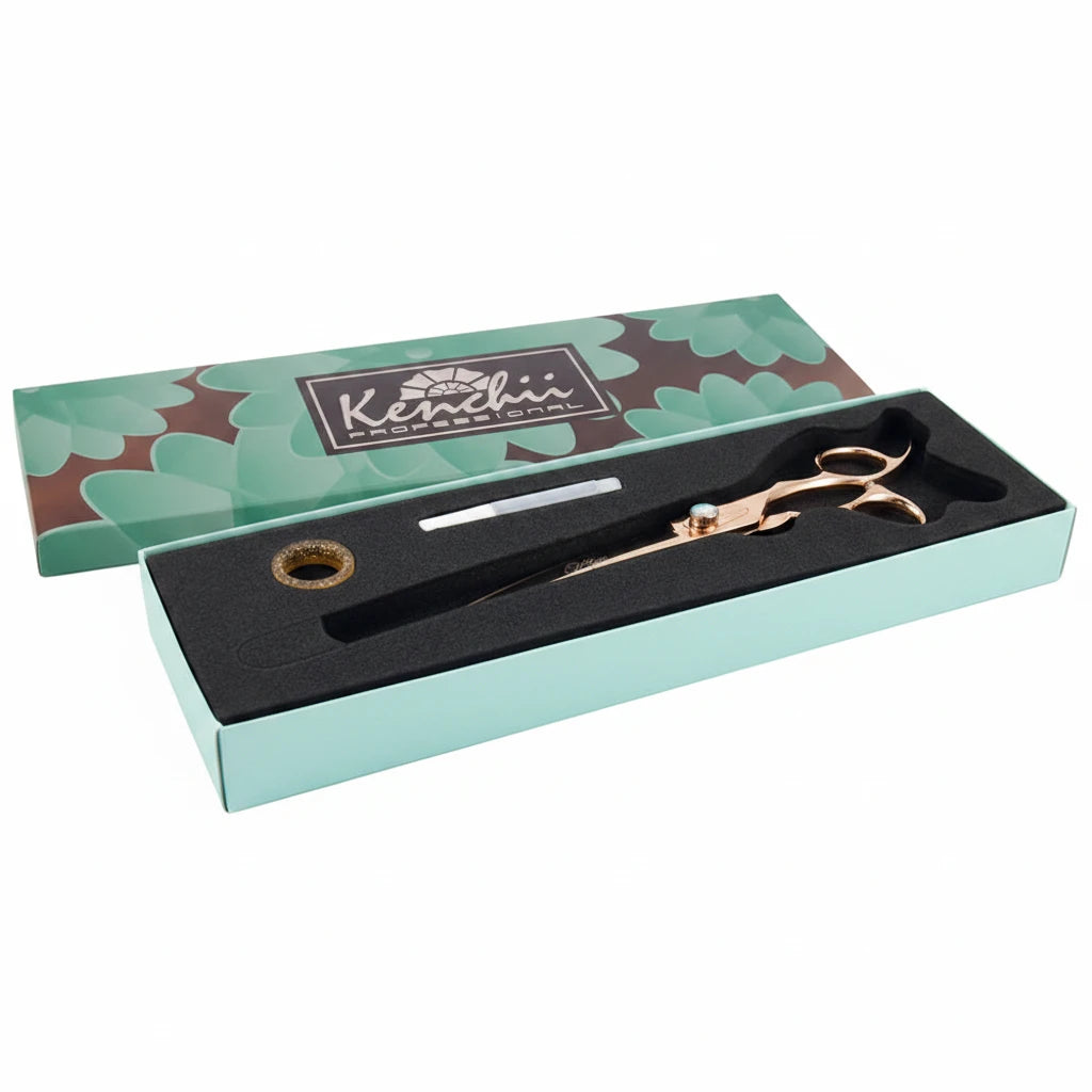 Kenchii Rosé™ | 9.0" Shears | Lefty - The Groomers Shop