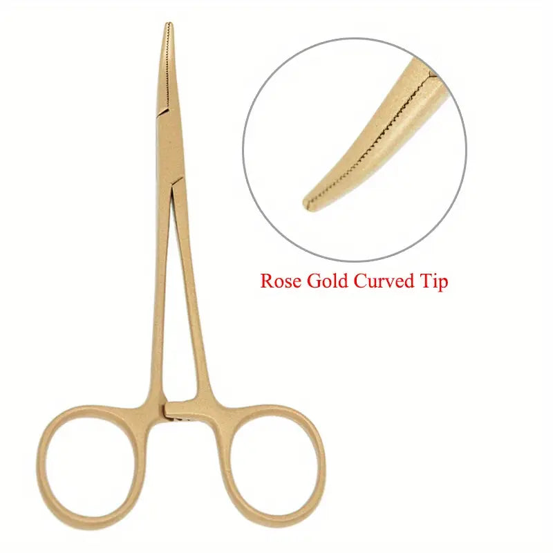 Stainless Steel Hemostatic Forceps – 12.5cm - Curved