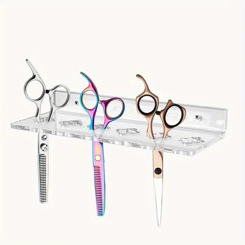 6 Hole Scissor Holder - Wall Hung - The Groomers Shop