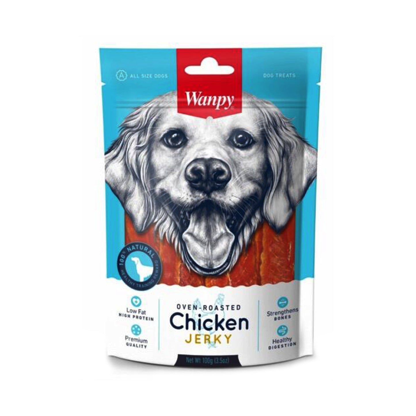 Wanpy Chicken Jerky 100g