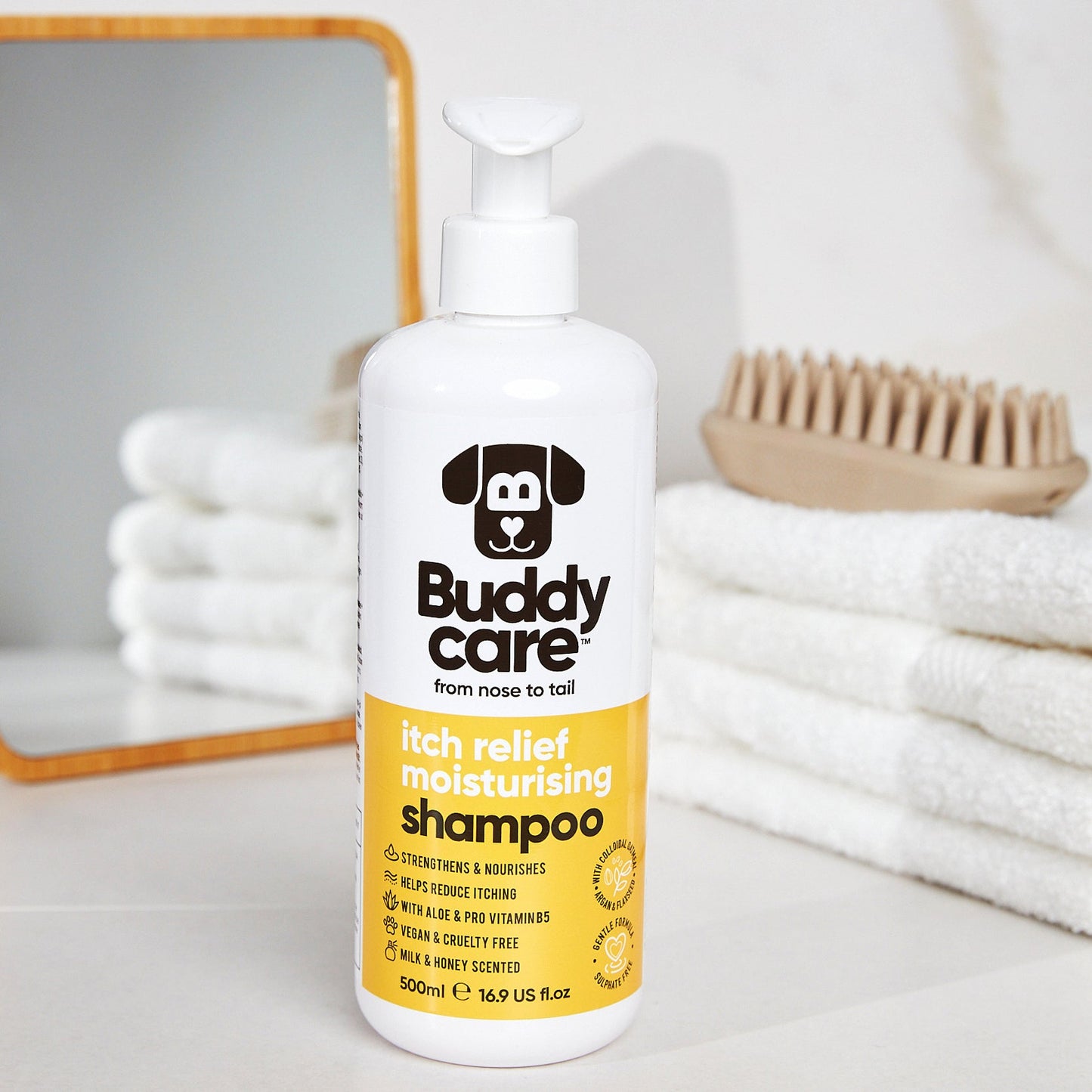 Itch Relief Milk & Honey Dog Shampoo professional dog grooming image 2