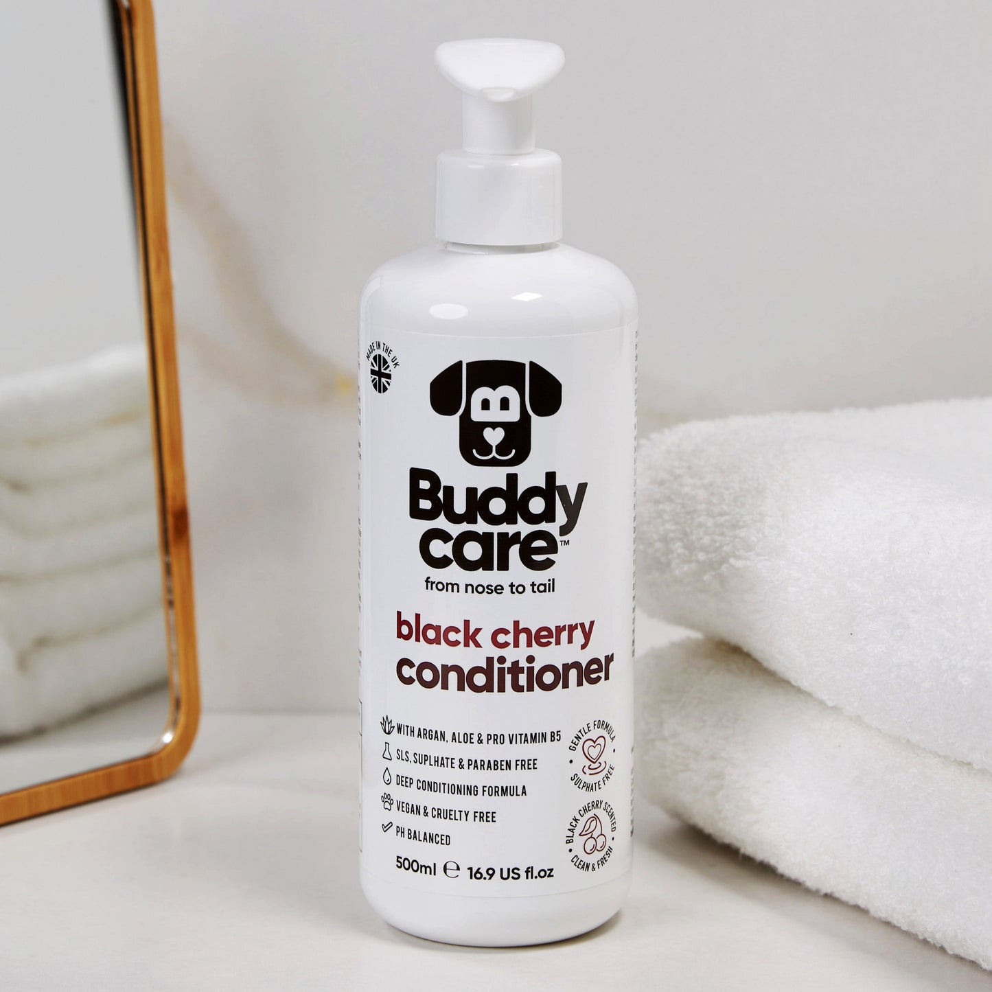 Black Cherry Dog Conditioner professional dog coat conditioning