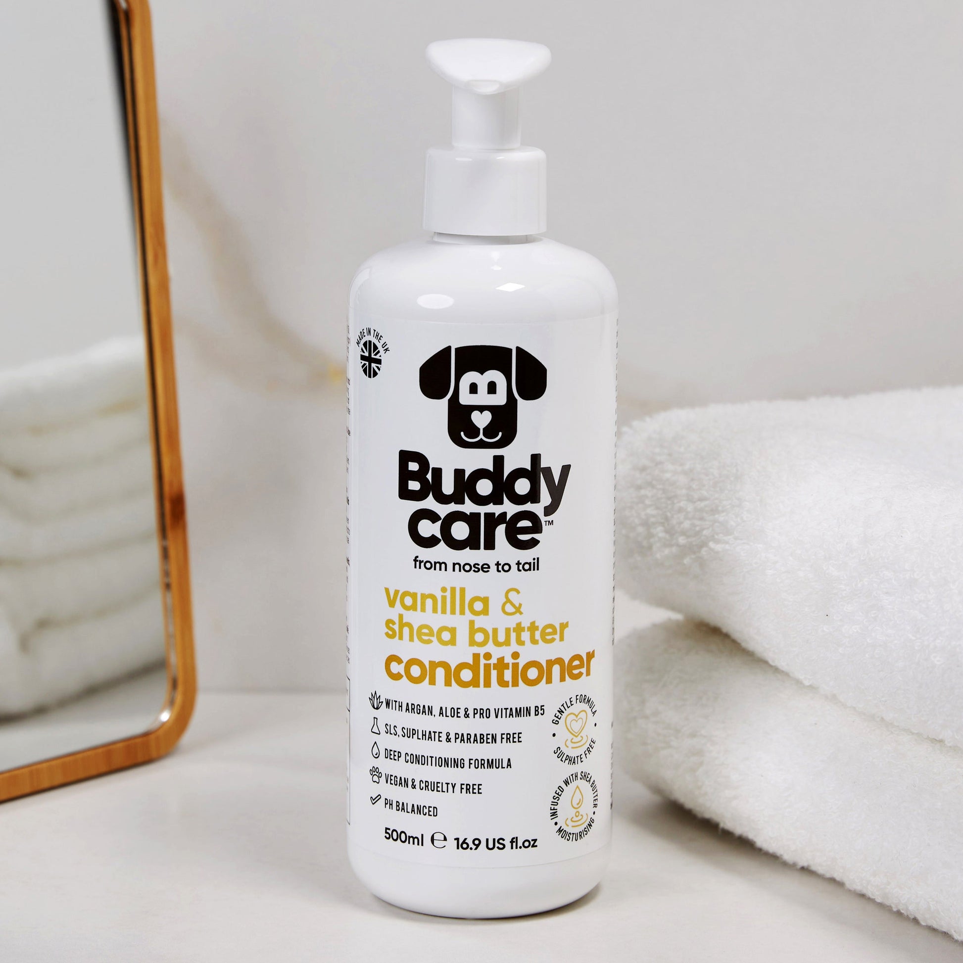 Vanilla & Shea Butter Dog Conditioner professional dog coat conditioning