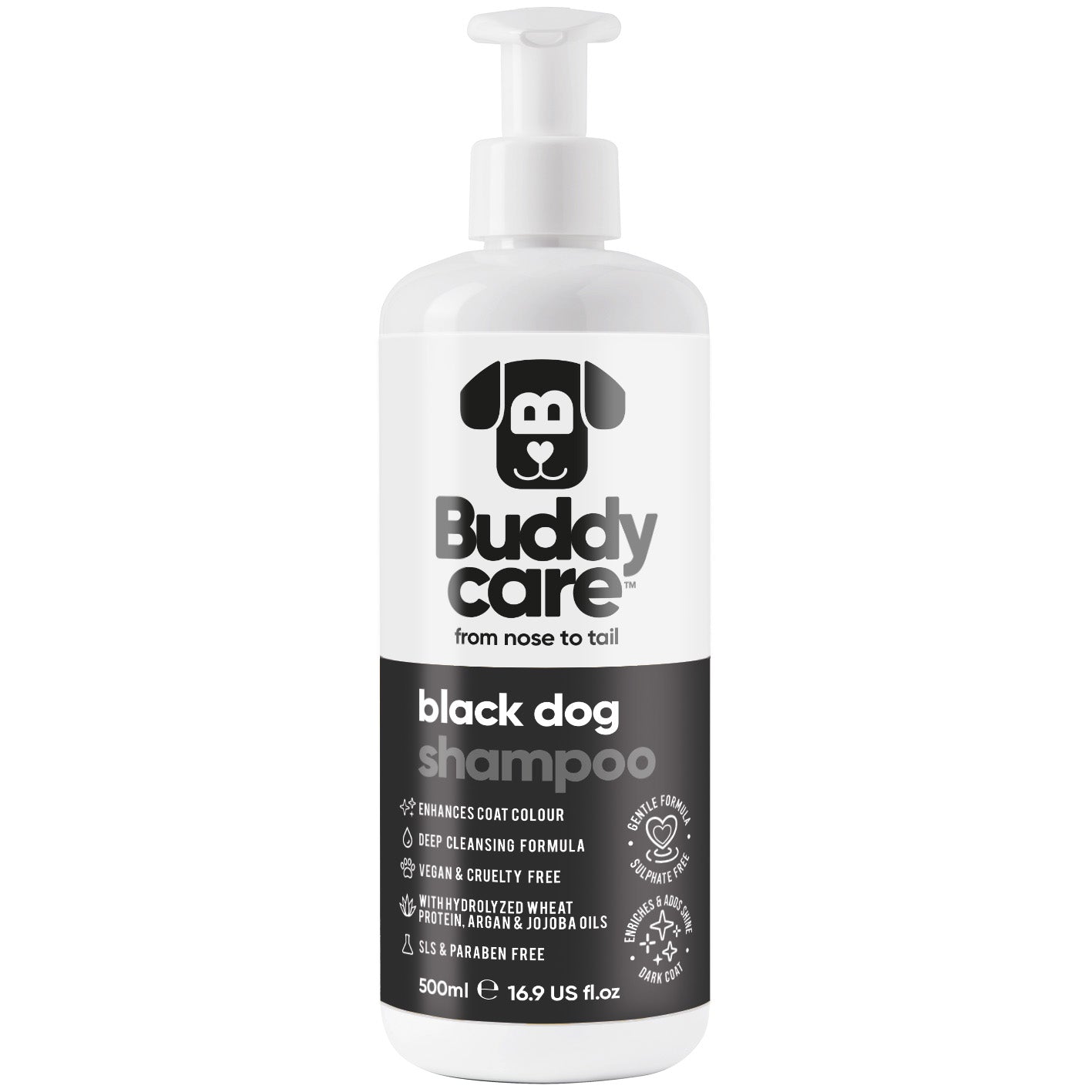 Black Dog Shampoo by Buddycare