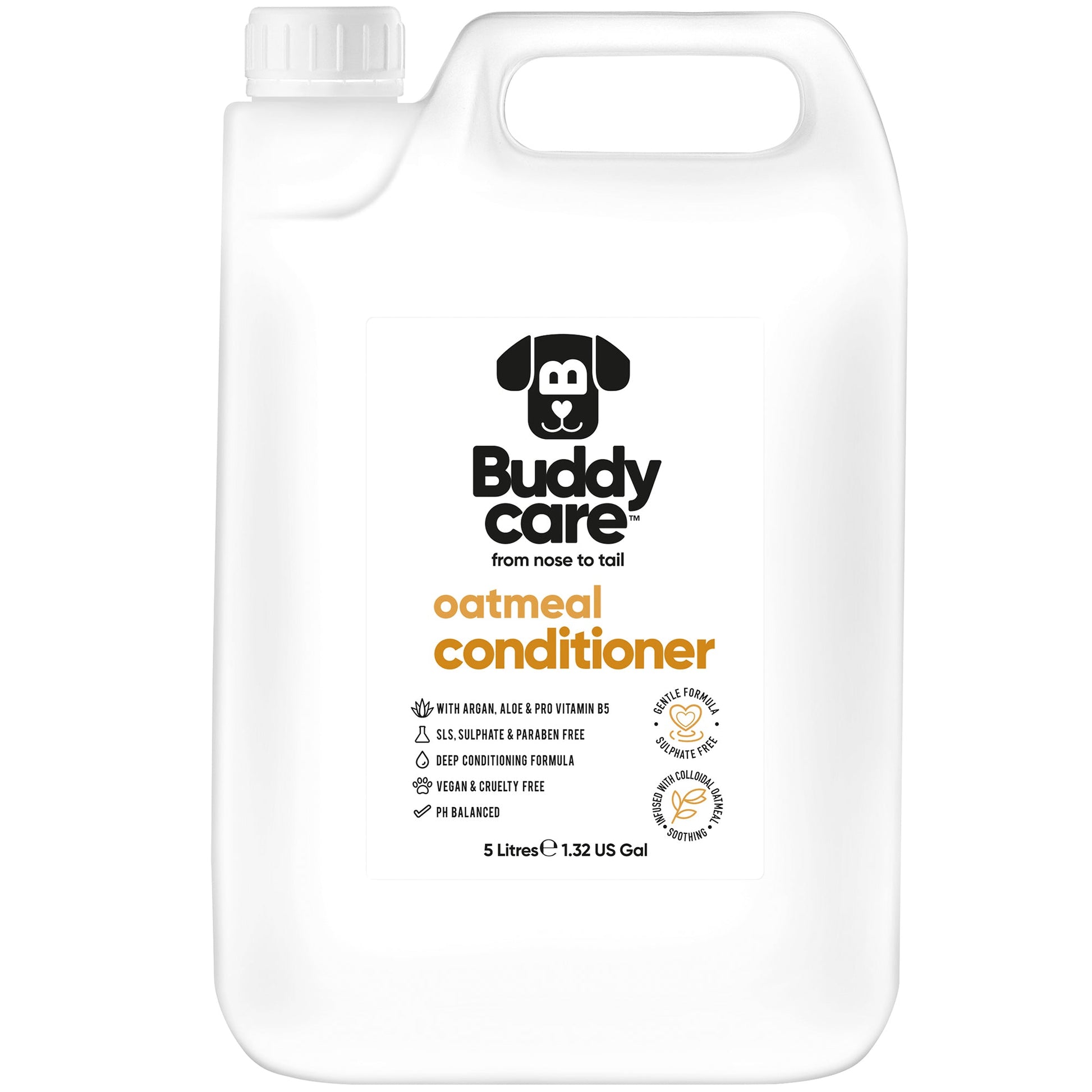 Oatmeal Dog Conditioner 5L professional dog grooming size