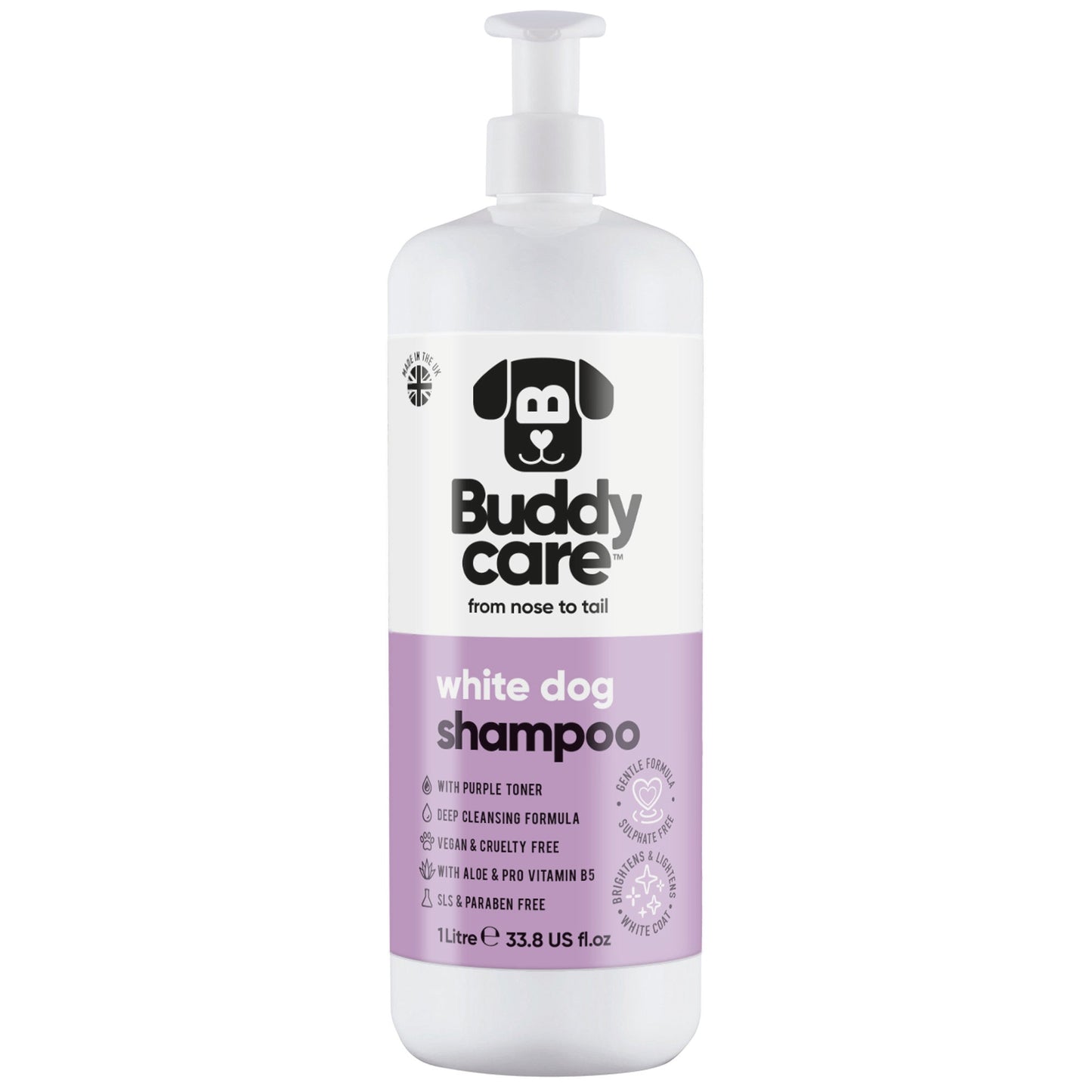 White Dog Shampoo professional dog grooming image 6