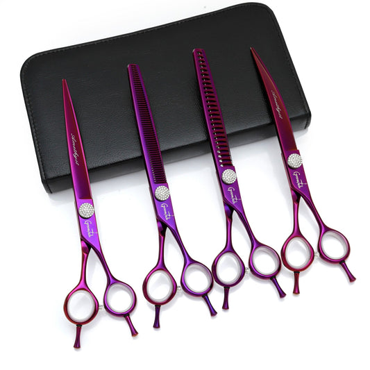 Groomtech Amethyst Shear 7.5" 4pc Set