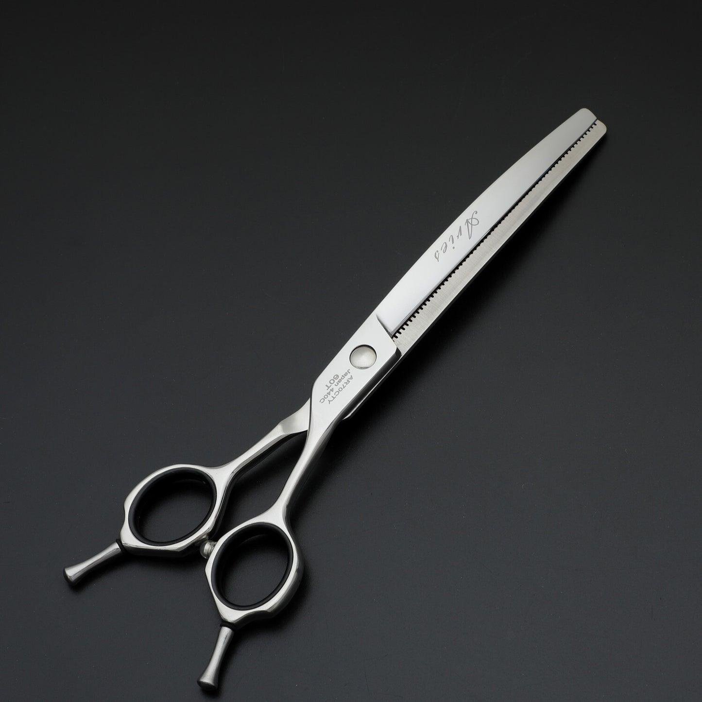 Groomtech Aries Shear Curved 60 Tooth Thinner 7"