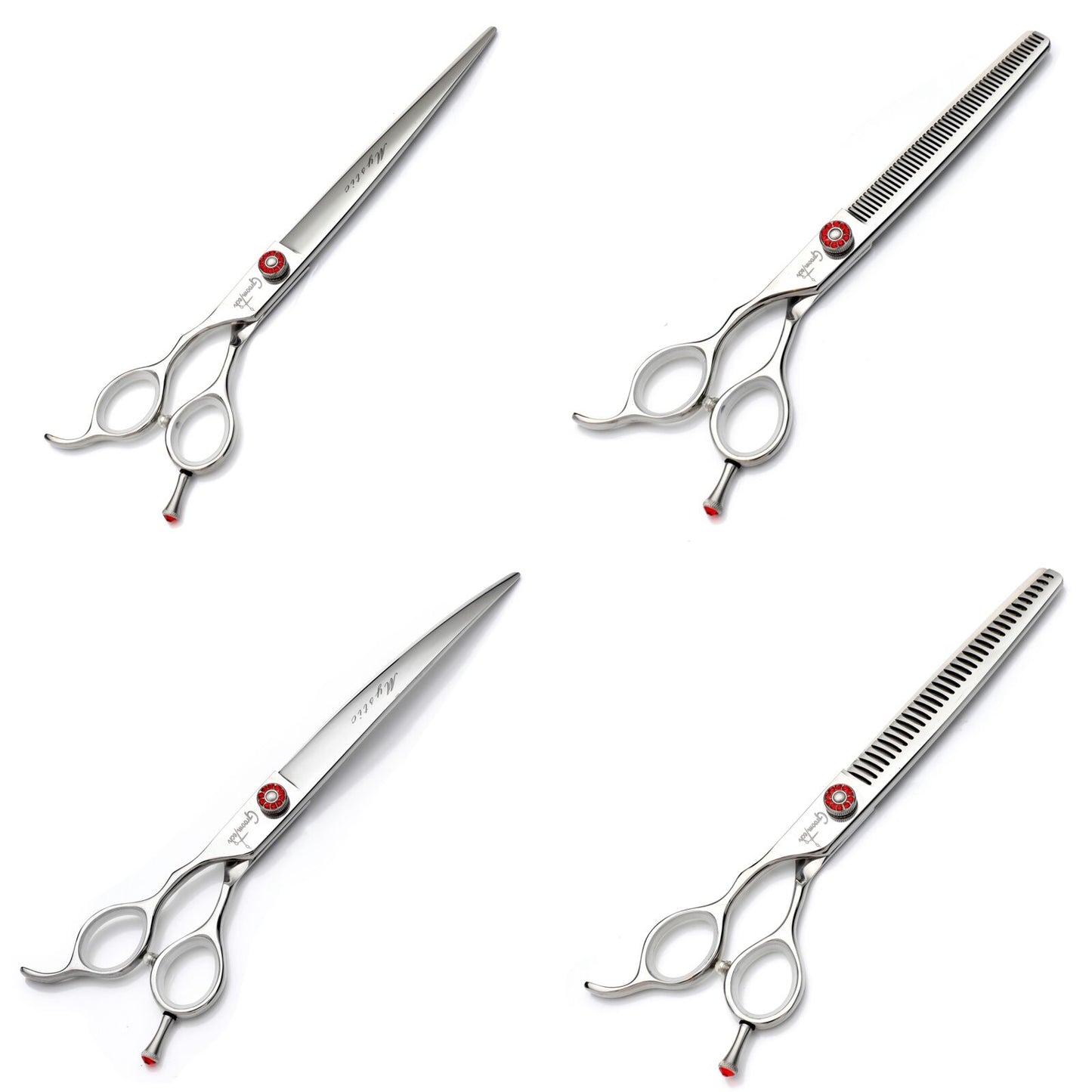 Groomtech Mystic Shear 7" Set of 4 - Left-Handed
